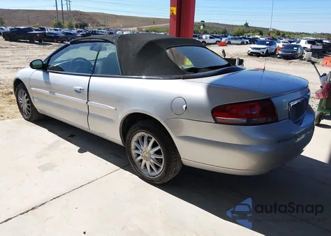 2001 Chrysler Sebring Lxi из США, поврежденный, VIN 1C3EL55U11N638370